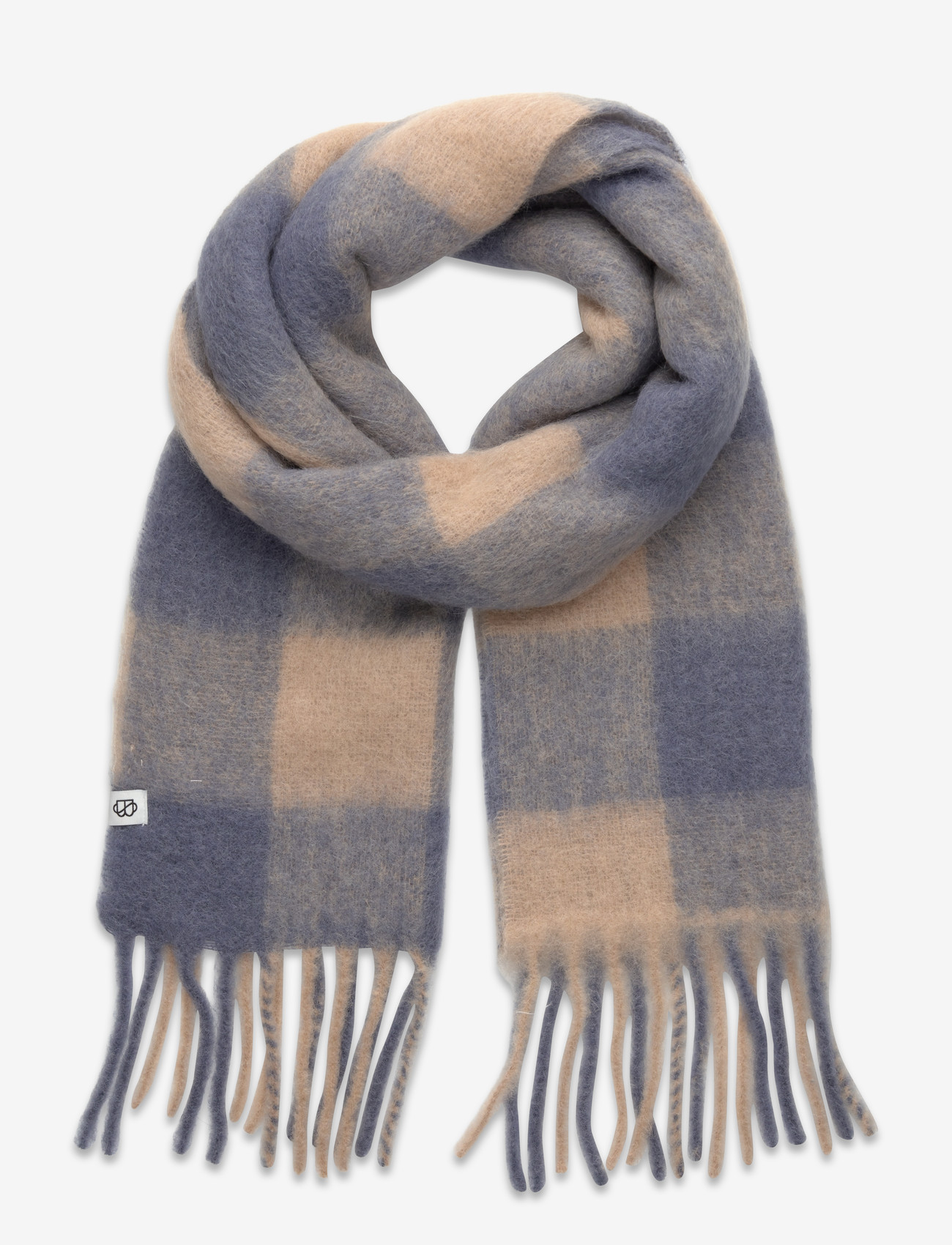 Becksöndergaard - Check Mincho Scarf - coronot blue - 0