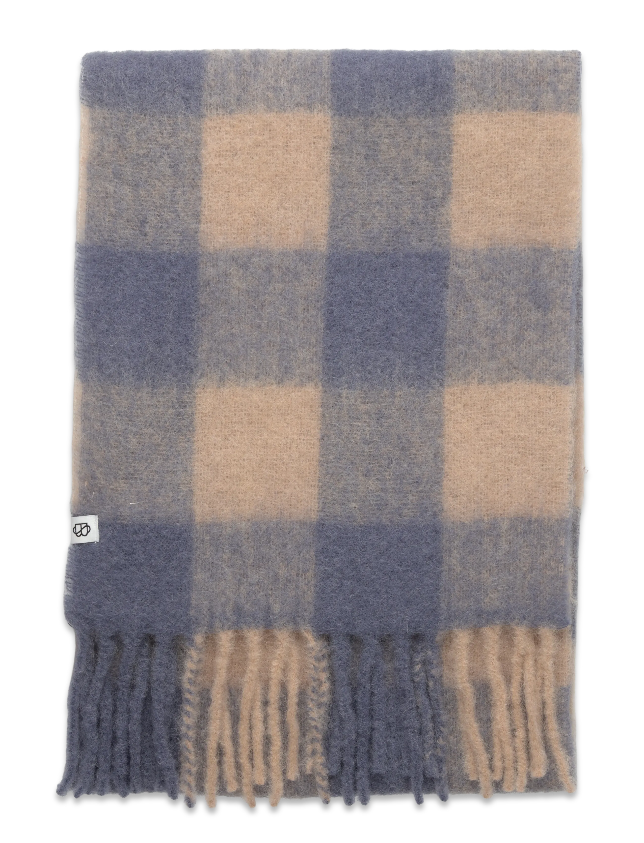 Becksöndergaard - Check Mincho Scarf - coronot blue - 1