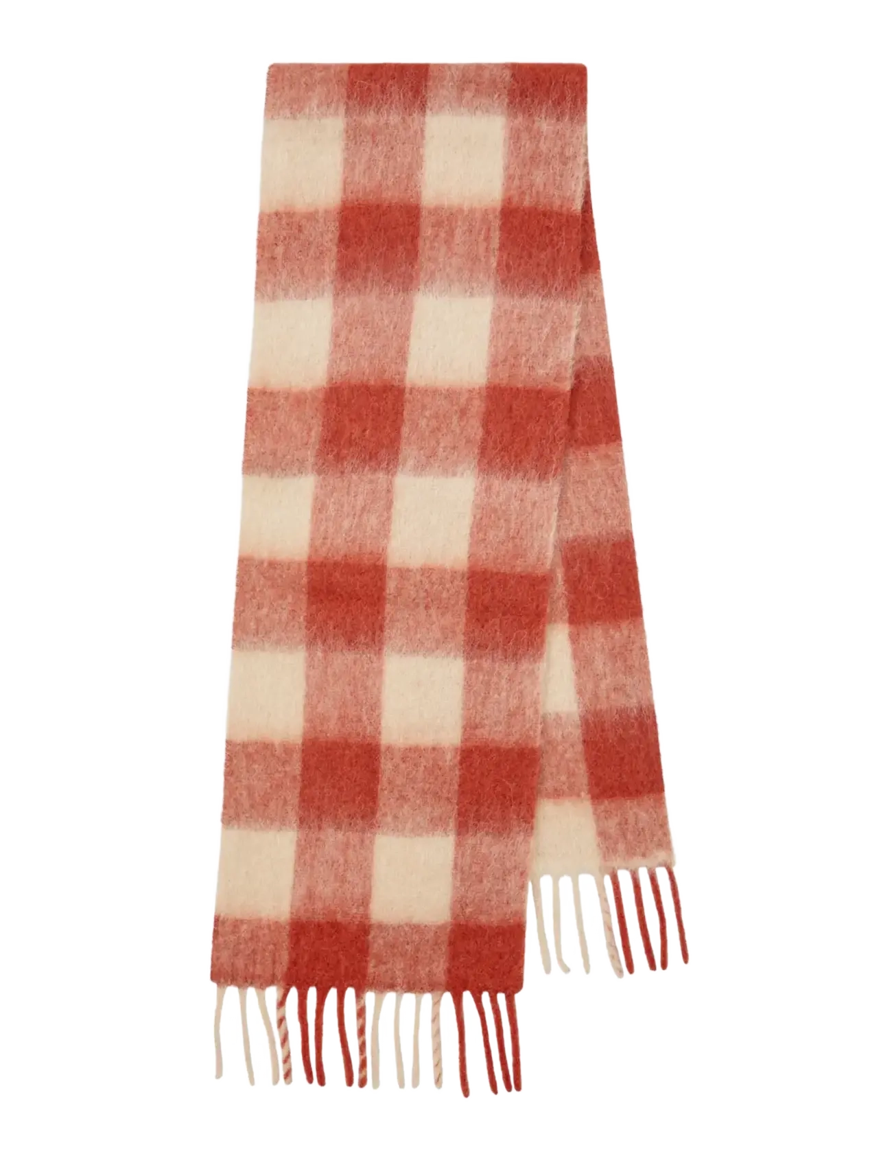 Becksöndergaard Check Mincho Scarf - Danska märken - ROOIBOS ORANGE / orange