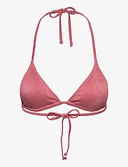Becksöndergaard - Lyx Bel Bikini Top - trikampio formos bikinio liemenėlės - mineral red - 0