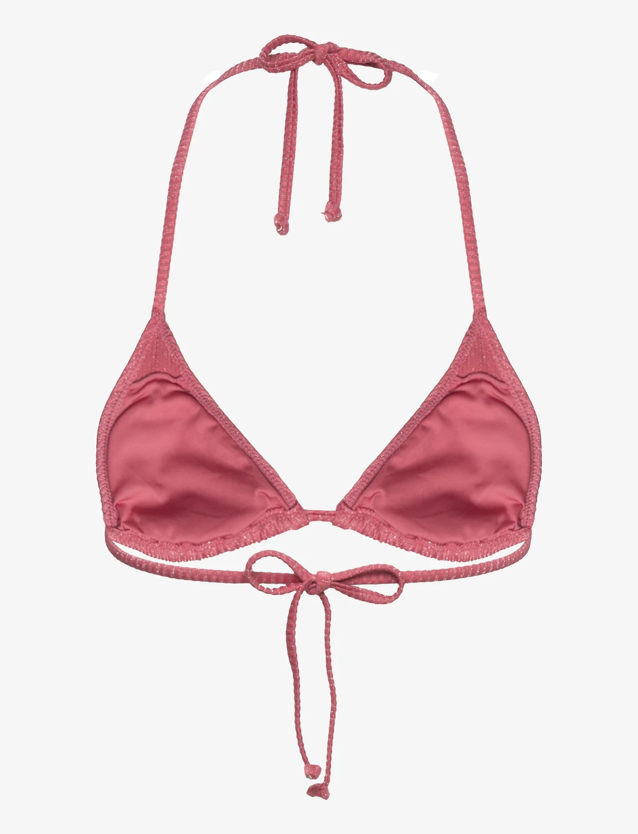 Becksöndergaard - Lyx Bel Bikini Top - bikinis med trekantform - mineral red - 1