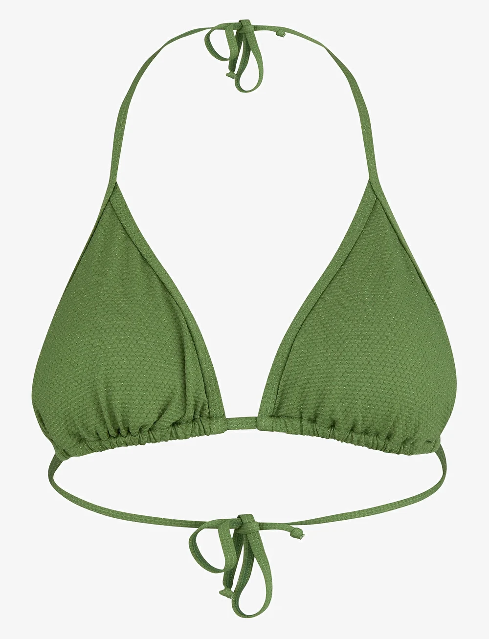 Becksöndergaard - Shobi Bel Bikini Top - bikini tops - campsite green - 0