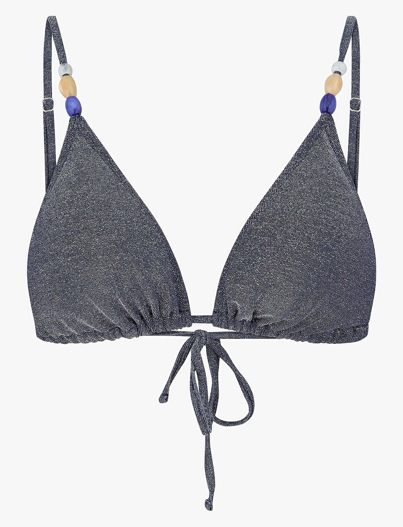 Becksöndergaard - Beam Bella Bikini Top - bikini tops - vintage indigo blue - 1