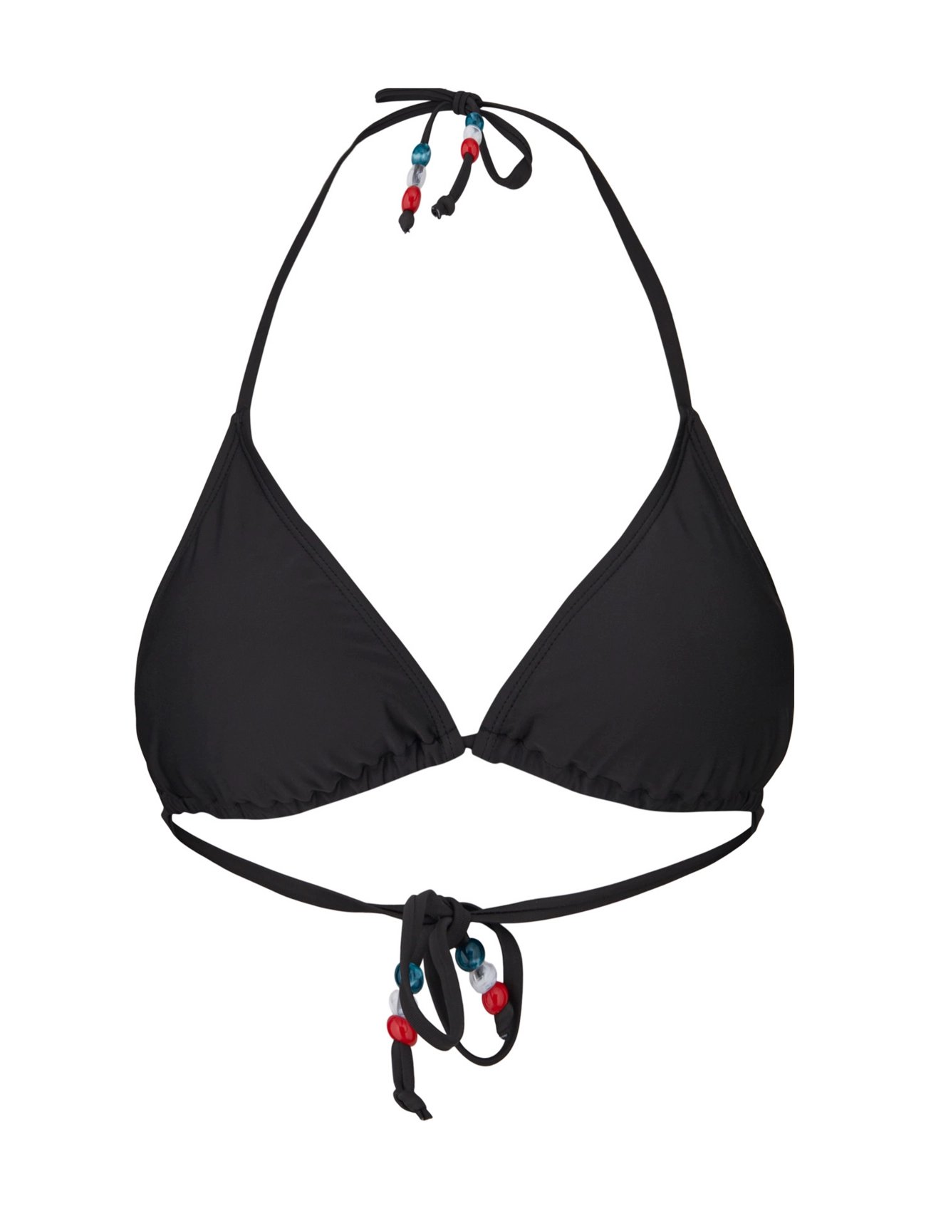 Solid Bel Bikini Top - BLACK
