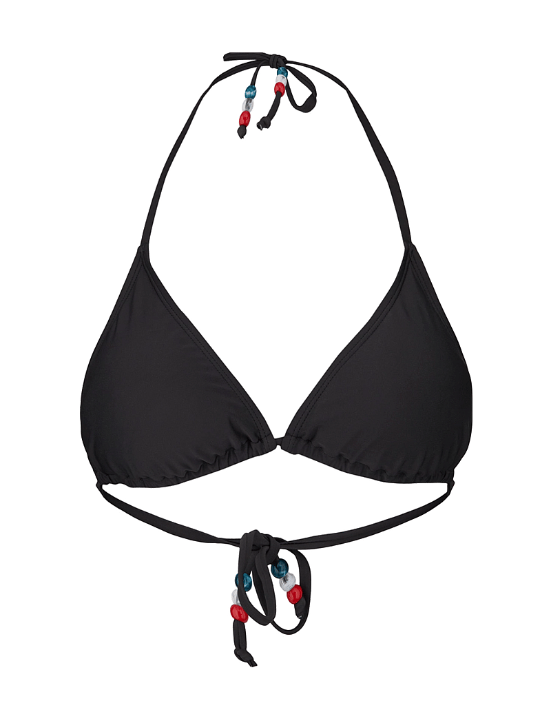 Becksöndergaard - Solid Bel Bikini Top - bikinitoppar - black - 0