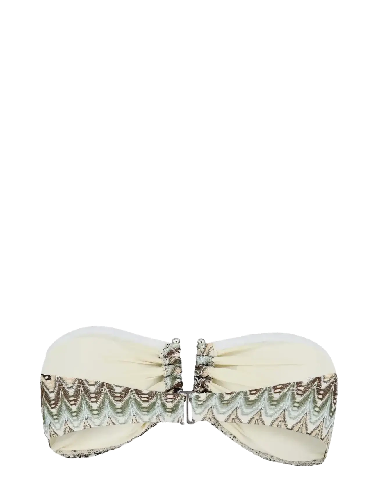 Becksöndergaard - Amber Bandeau Bikini Top - bandeau-bikinis - beetle green - 1