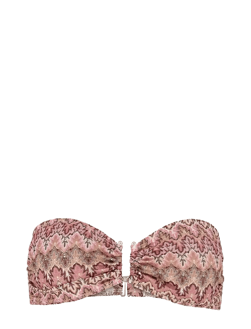 Becksöndergaard - Amber Bandeau Bikini Top - bandeaubikinier - dusty rose - 0