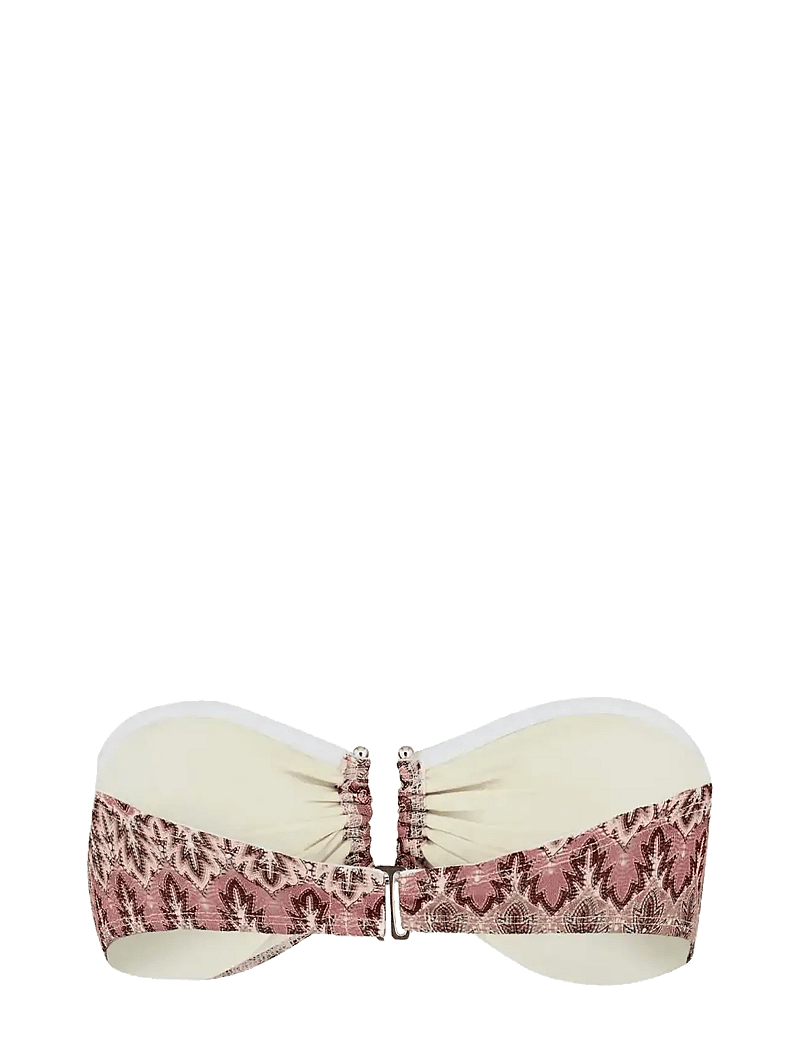 Becksöndergaard - Amber Bandeau Bikini Top - bandeaubikinier - dusty rose - 1