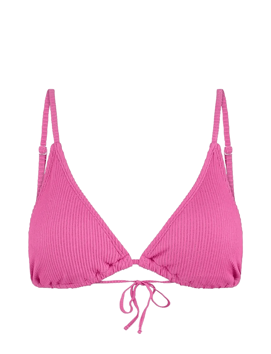 Becksöndergaard - Lyx Bella Bikini Top - triangle bikinis - cone flower pink - 1