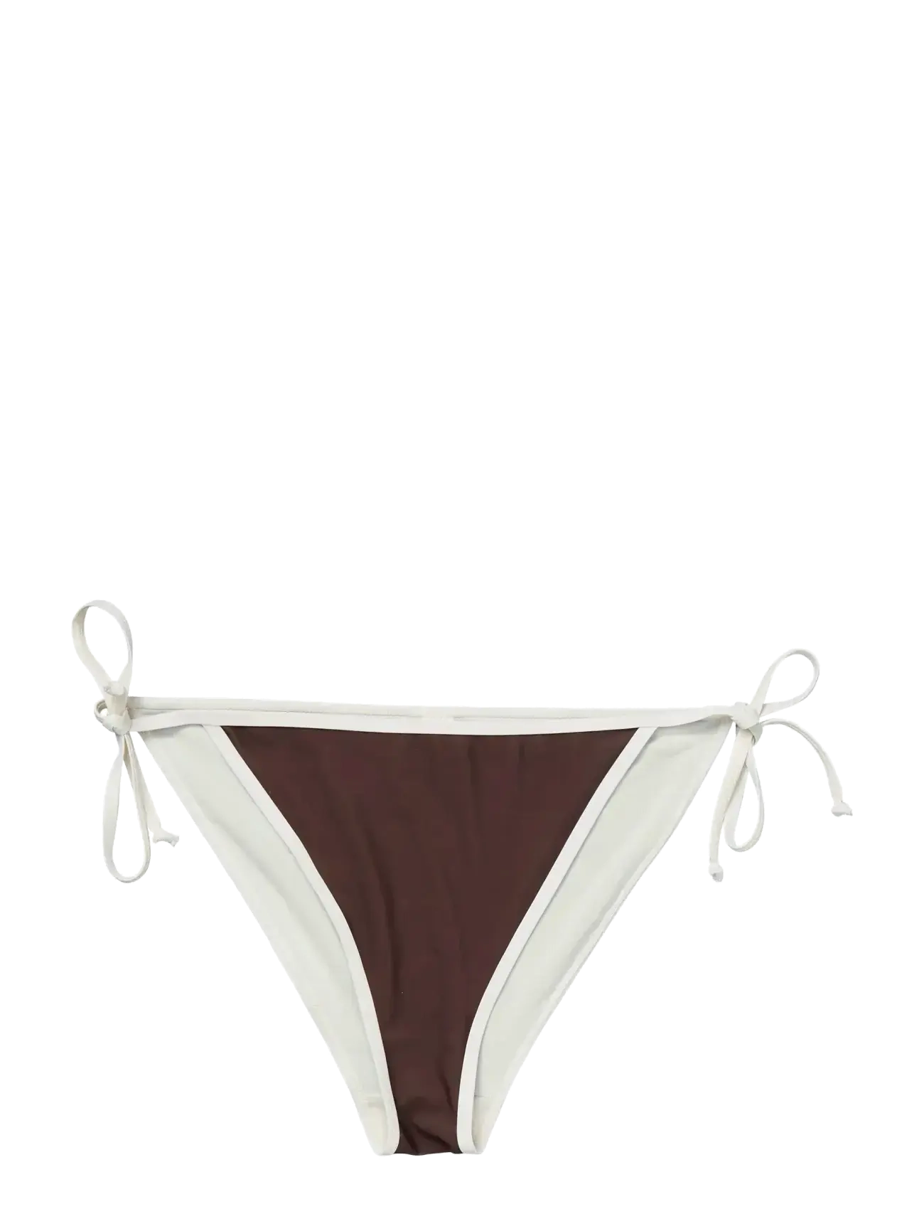 Becksöndergaard Contrast Baila Bikini Tanga - Side tie bikinier - HOT FUDGE BROWN / brown