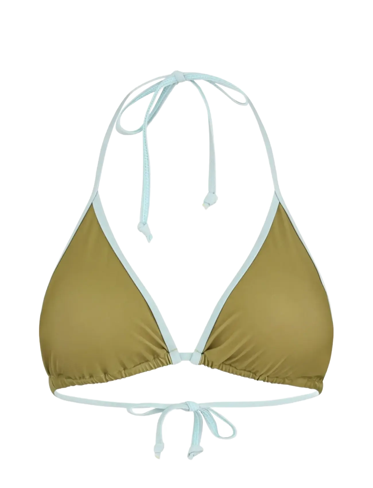 Becksöndergaard Contrast Bel Bikini Top - Bikinis - GREEN MOSS / khaki/green
