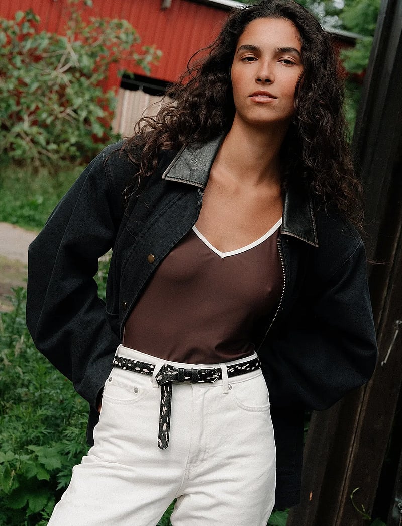 Becksöndergaard - Contrast Bea Swimsuit - swimsuits - hot fudge brown - 3