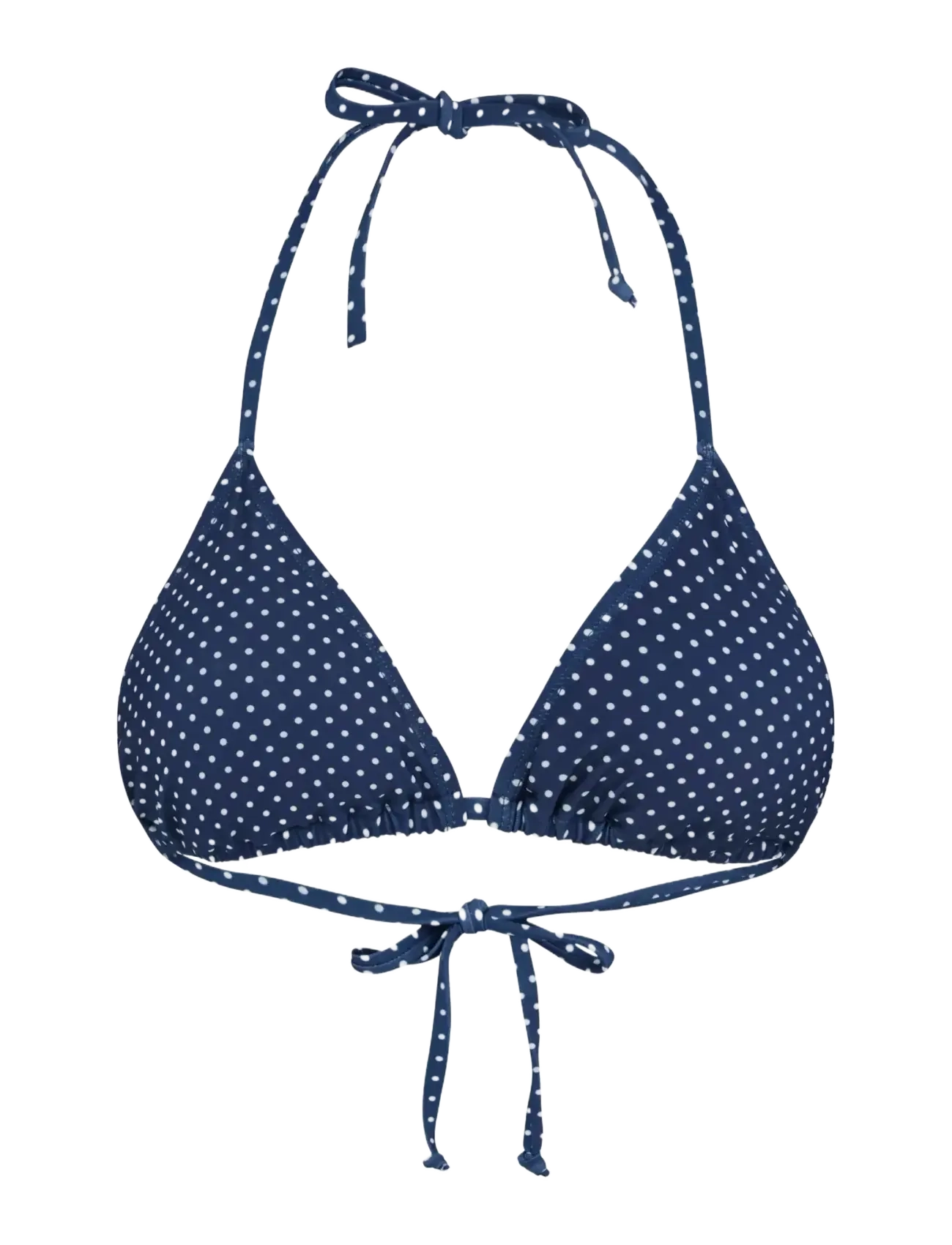 BECKSÖNDERGAARD Polka Dot Bel Bikini Oberteil Navy - M - Damen