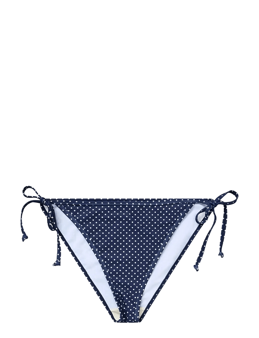 Becksöndergaard - Polka Dot Baila Bikini Tanga - küljele seotavad bikiinid - navy blue - 1