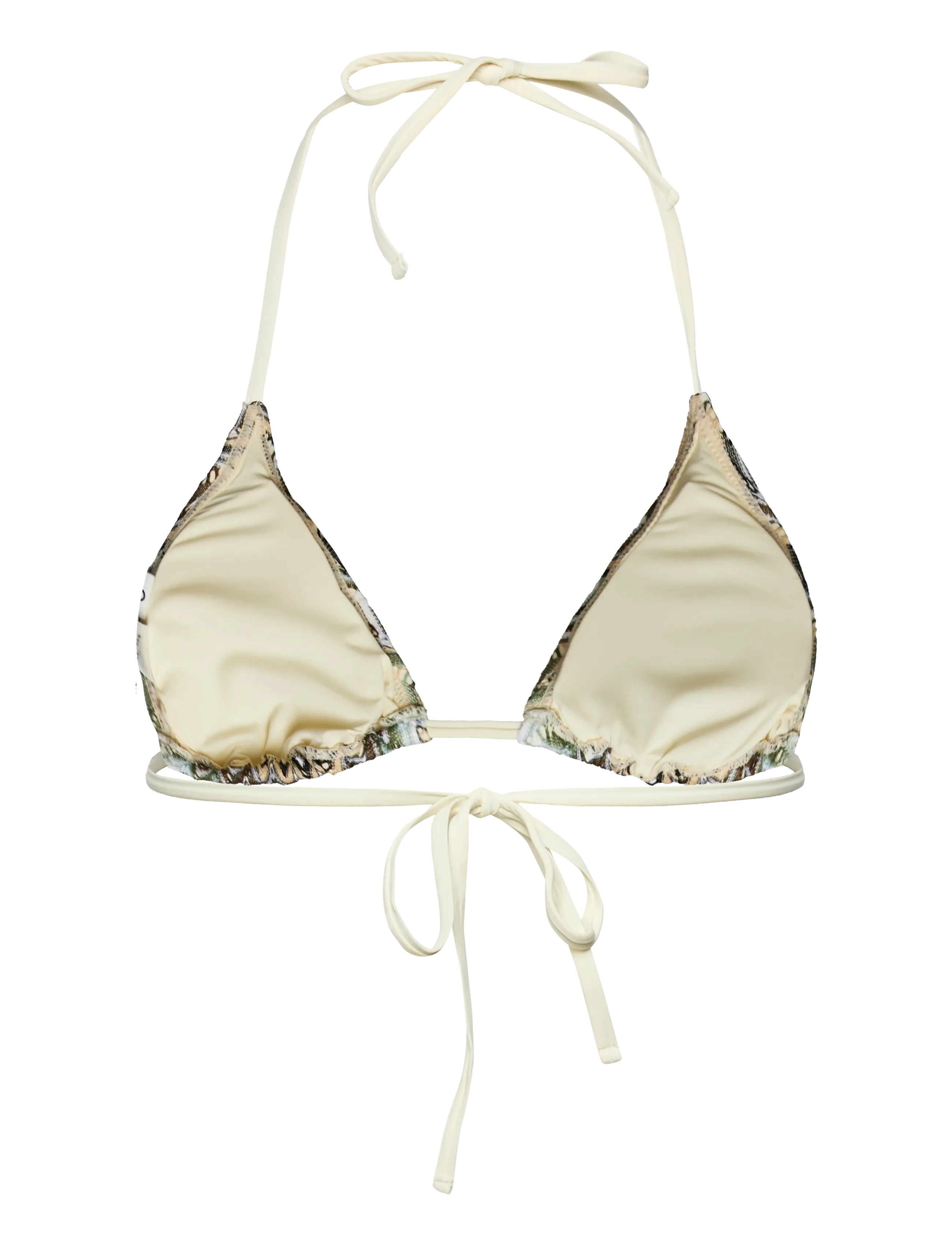 Becksöndergaard - Amber Bel Bikini Top - dreieck-bikini-oberteile - beetle green - 1
