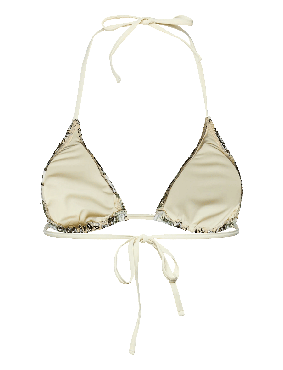 Becksöndergaard - Amber Bel Bikini Top - dreieck-bikini-oberteile - beetle green - 1