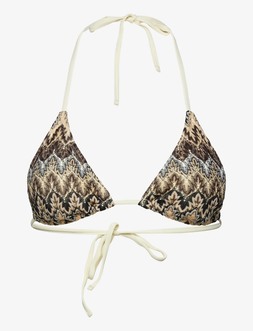 Becksöndergaard - Amber Bel Bikini Top - hauts de maillot triangle - mocha brown - 0