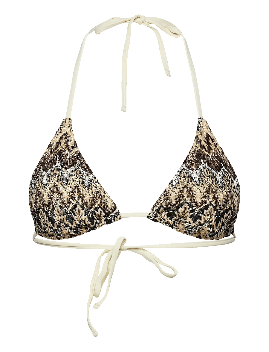 Becksöndergaard - Amber Bel Bikini Top - trójkątny stanik bikini - mocha brown - 0