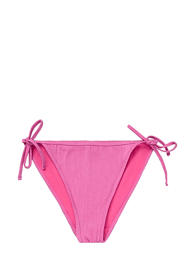 Becksöndergaard Lyx Baila Bikini Tanga - Bikini bottoms - CONE FLOWER PINK / pink/rose