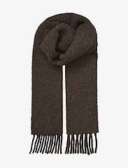 Becksöndergaard - Solid Yuta Scarf - winter scarves - hot fudge brown - 0