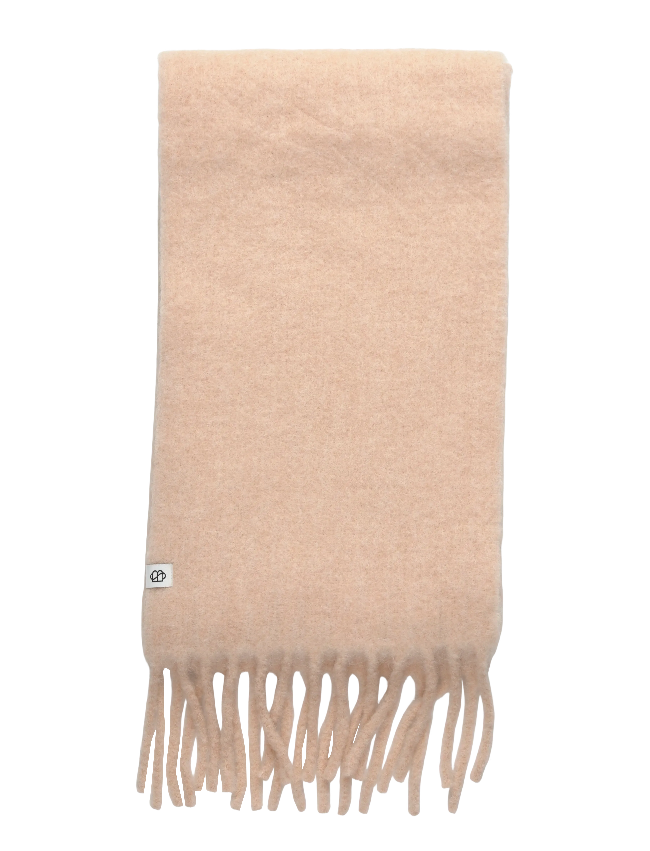 Solid Yuta Scarf - PEBBLE BEIGE