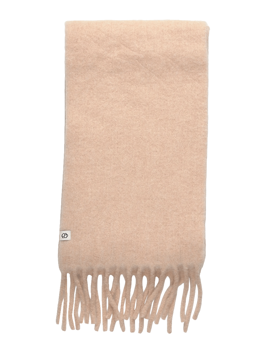 Becksöndergaard - Solid Yuta Scarf - talvesallid - pebble beige - 0