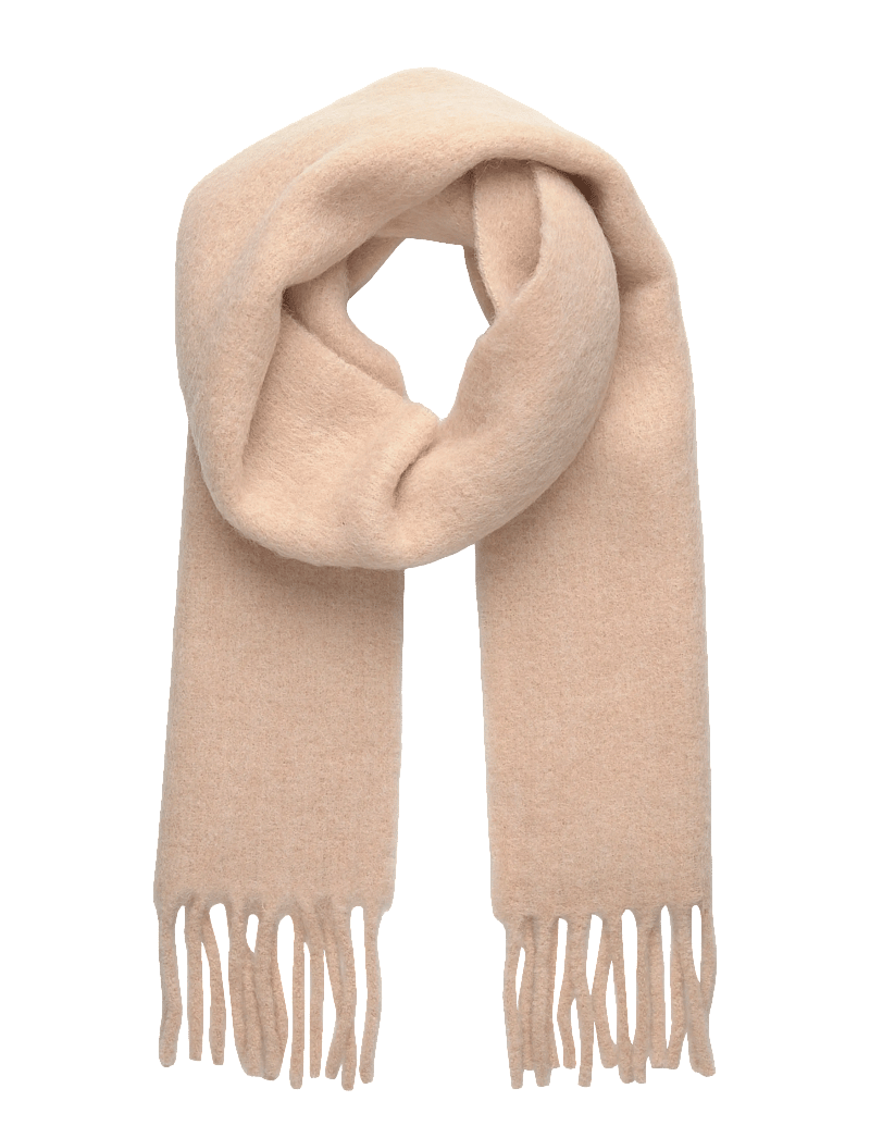 Becksöndergaard - Solid Yuta Scarf - halsdukar - pebble beige - 1