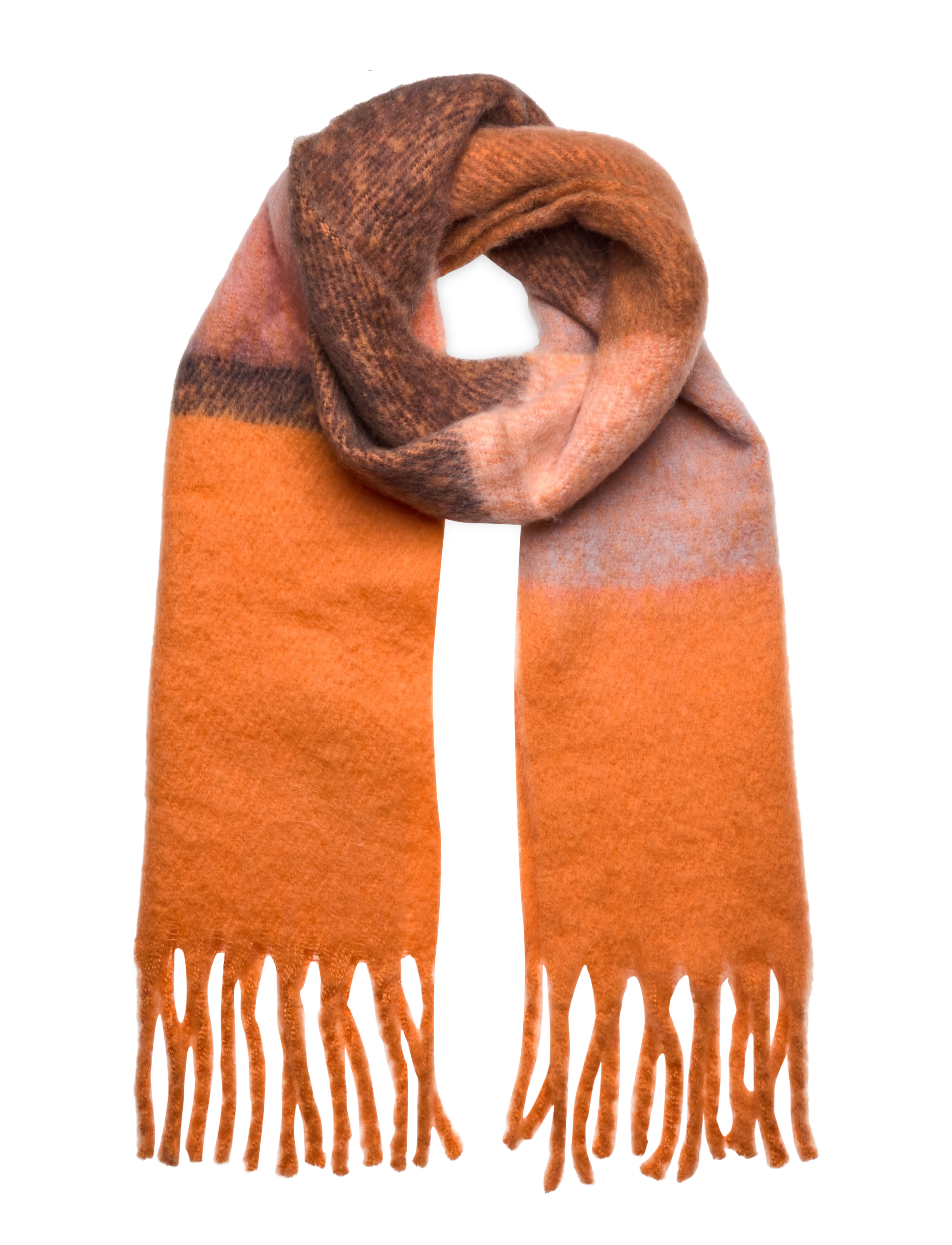 BECKSÖNDERGAARD Bartletts Schal Orange - One Size - Damen