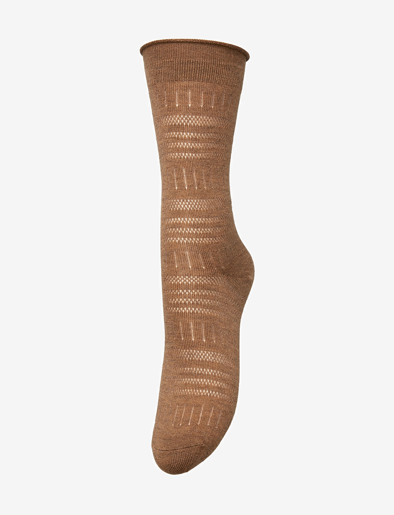 Becksöndergaard - Lucretia Wola Sock - klassikalised sokid - brown sugar - 0