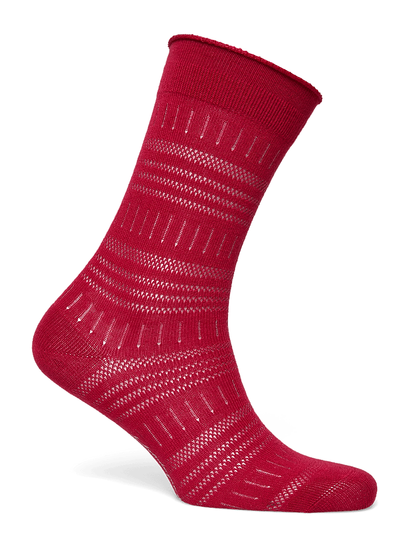 Becksöndergaard - Lucretia Wola Sock - crew-socken - savvy red - 1