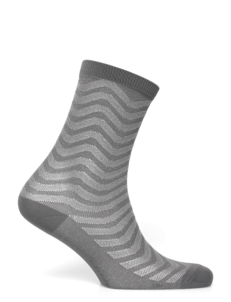 Becksöndergaard - Mina Glitter Sock - vanliga strumpor - smoked gray - 1