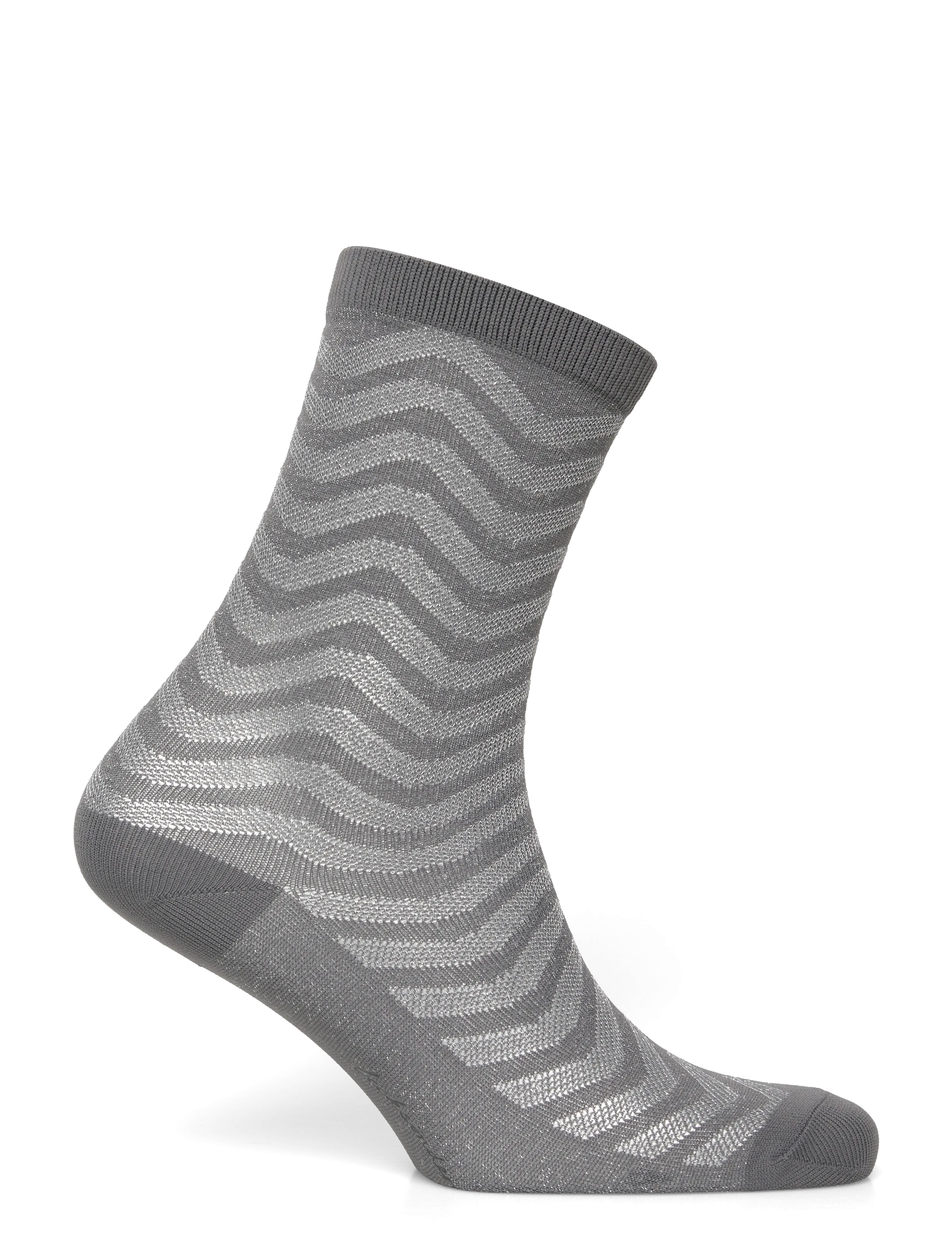 Becksöndergaard - Mina Glitter Sock - normale socken - smoked gray - 1