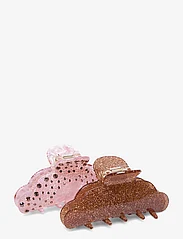 Becksöndergaard - Glitter Katla Hair Claw 2 Pack - de laveste prisene - pink/brown - 0