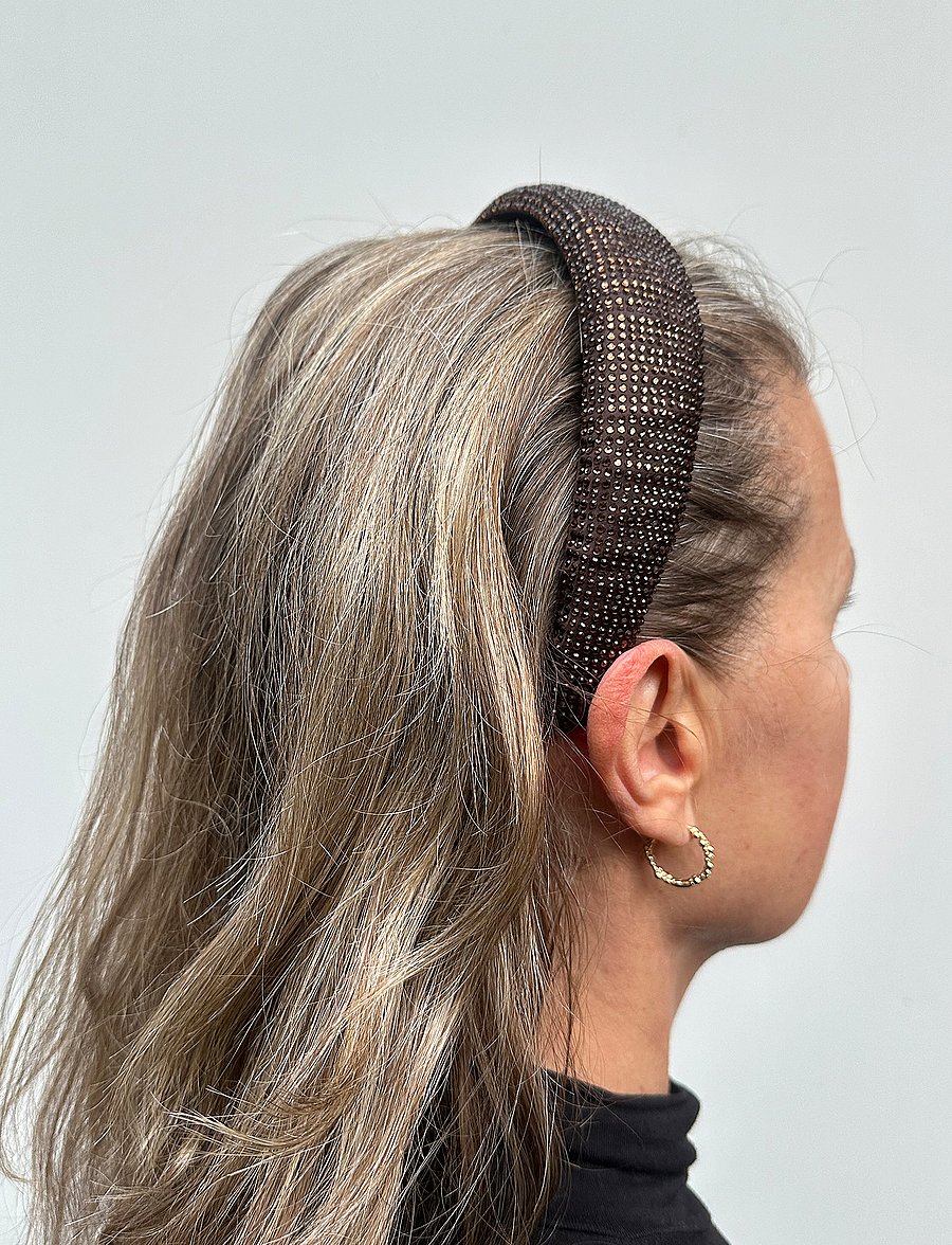 Becksöndergaard - Glim Hairbrace - hårbånd - cinnamon brown - 0