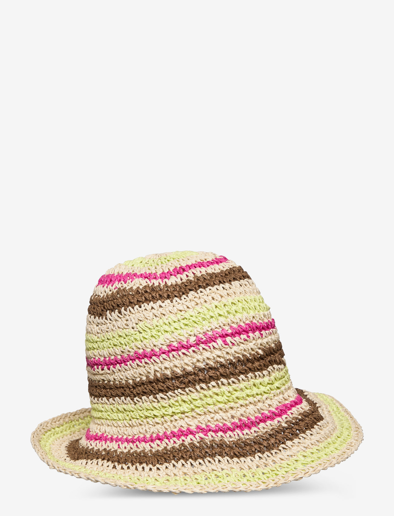 Becksöndergaard - Striped Saverina Straw Hat - laveste priser - limade green - 0