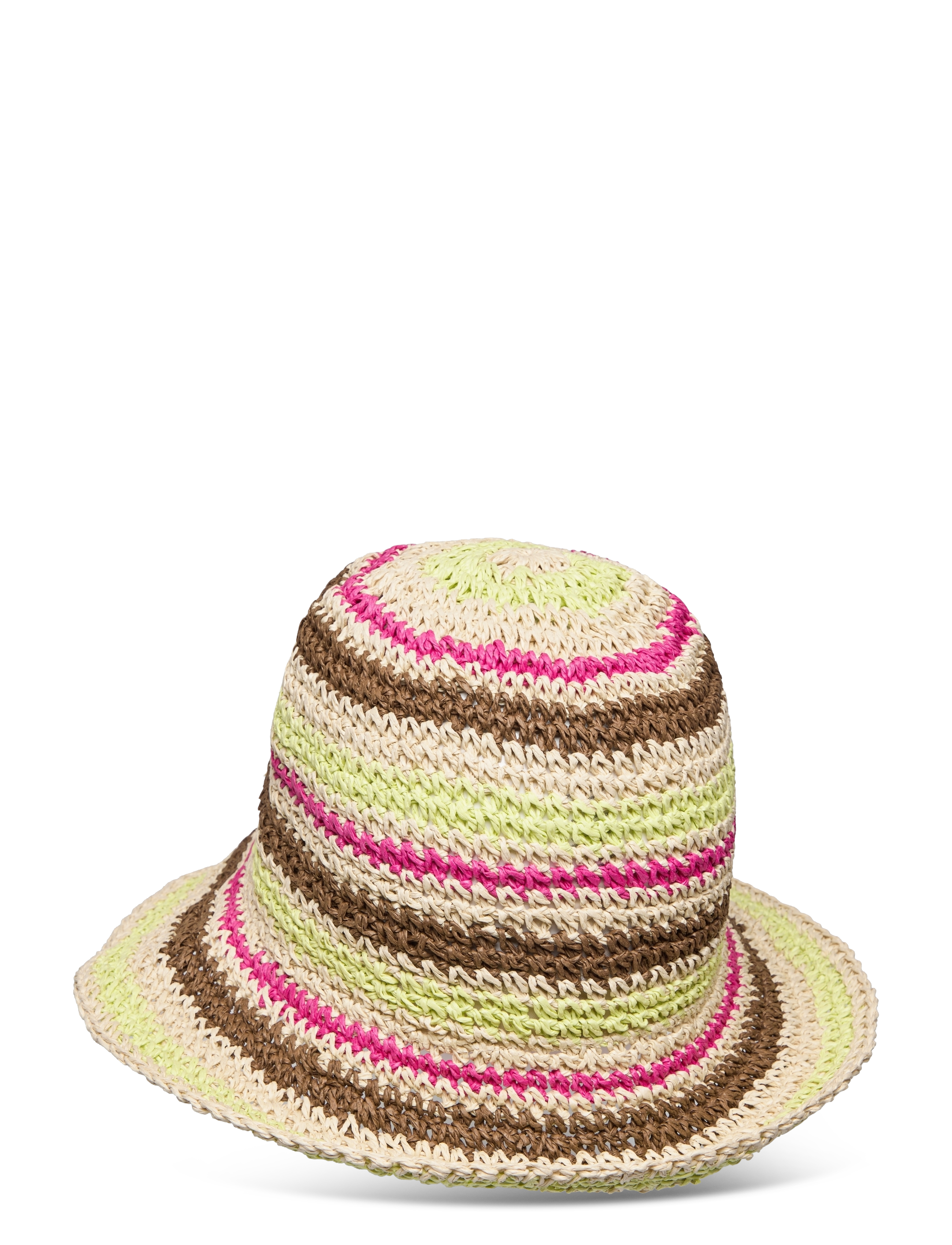 Becksöndergaard - Striped Saverina Straw Hat - laveste priser - limade green - 1