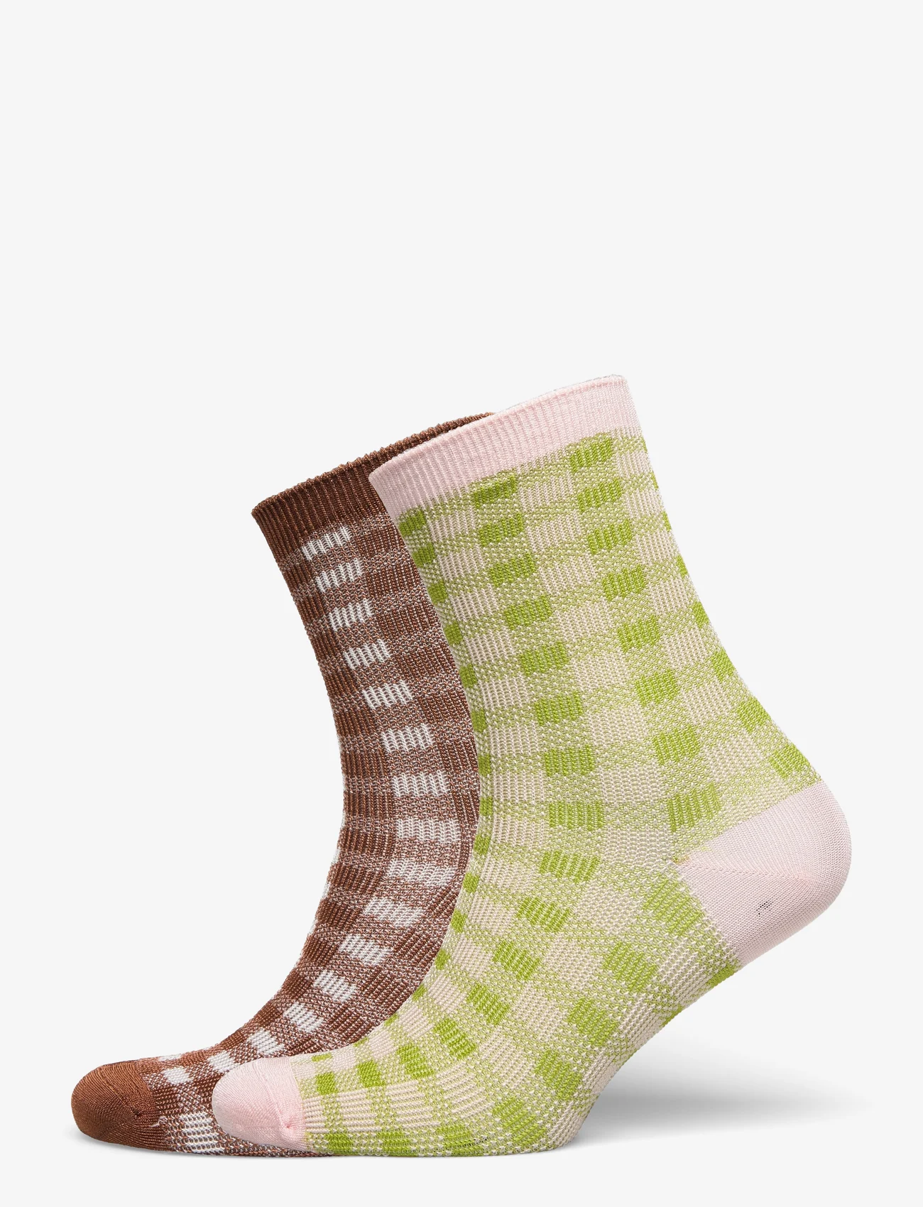Becksöndergaard - Skylar Funkie Sock 2 Pack - laveste priser - brown/rose - 0