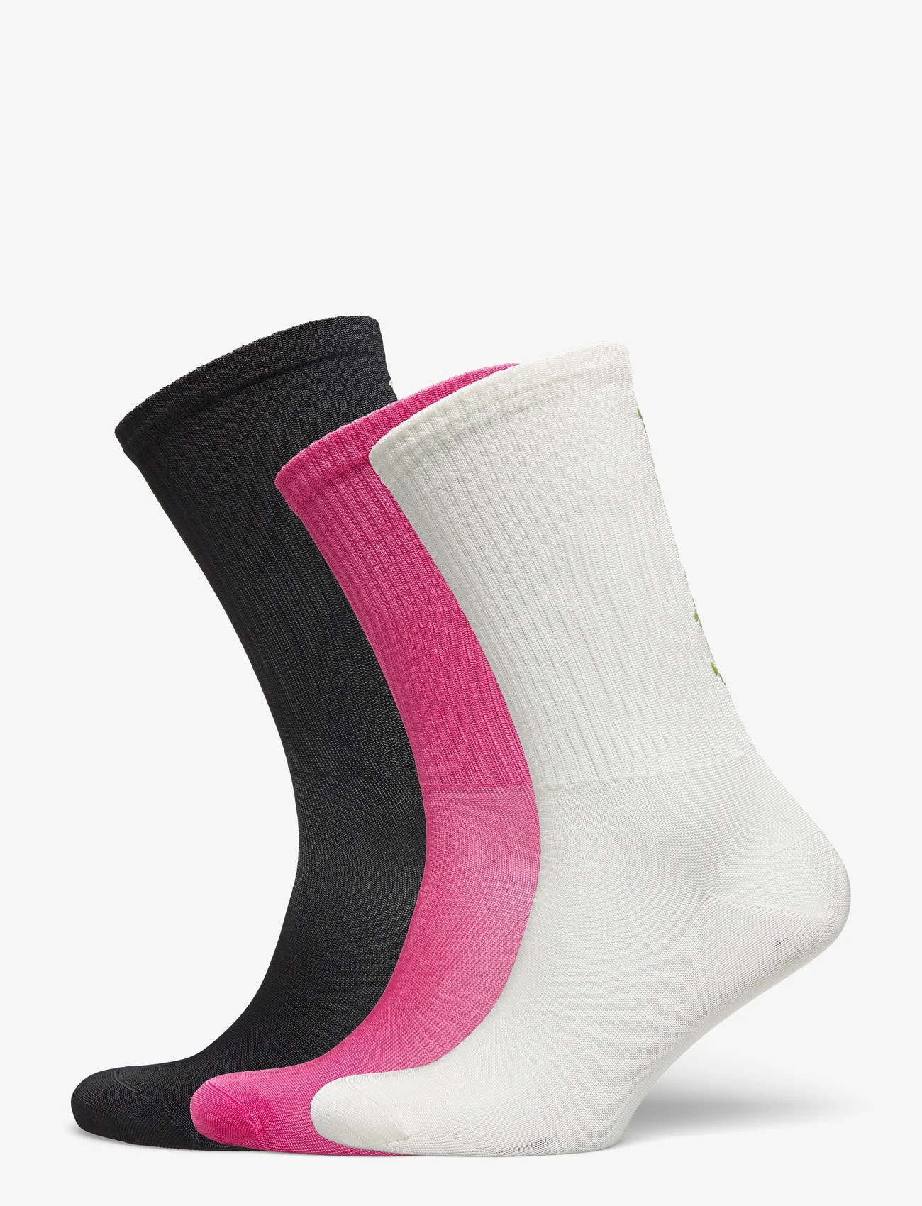 Becksöndergaard - Lauce Beck Visca Sock 3 Pack - laveste priser - white/black/pink - 0