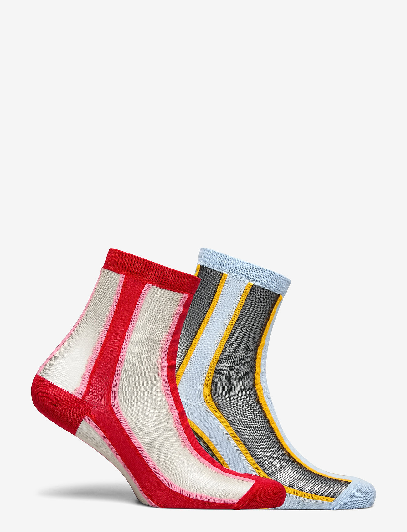 Becksöndergaard - Dagmar Block Sock W. - blue/red - 1