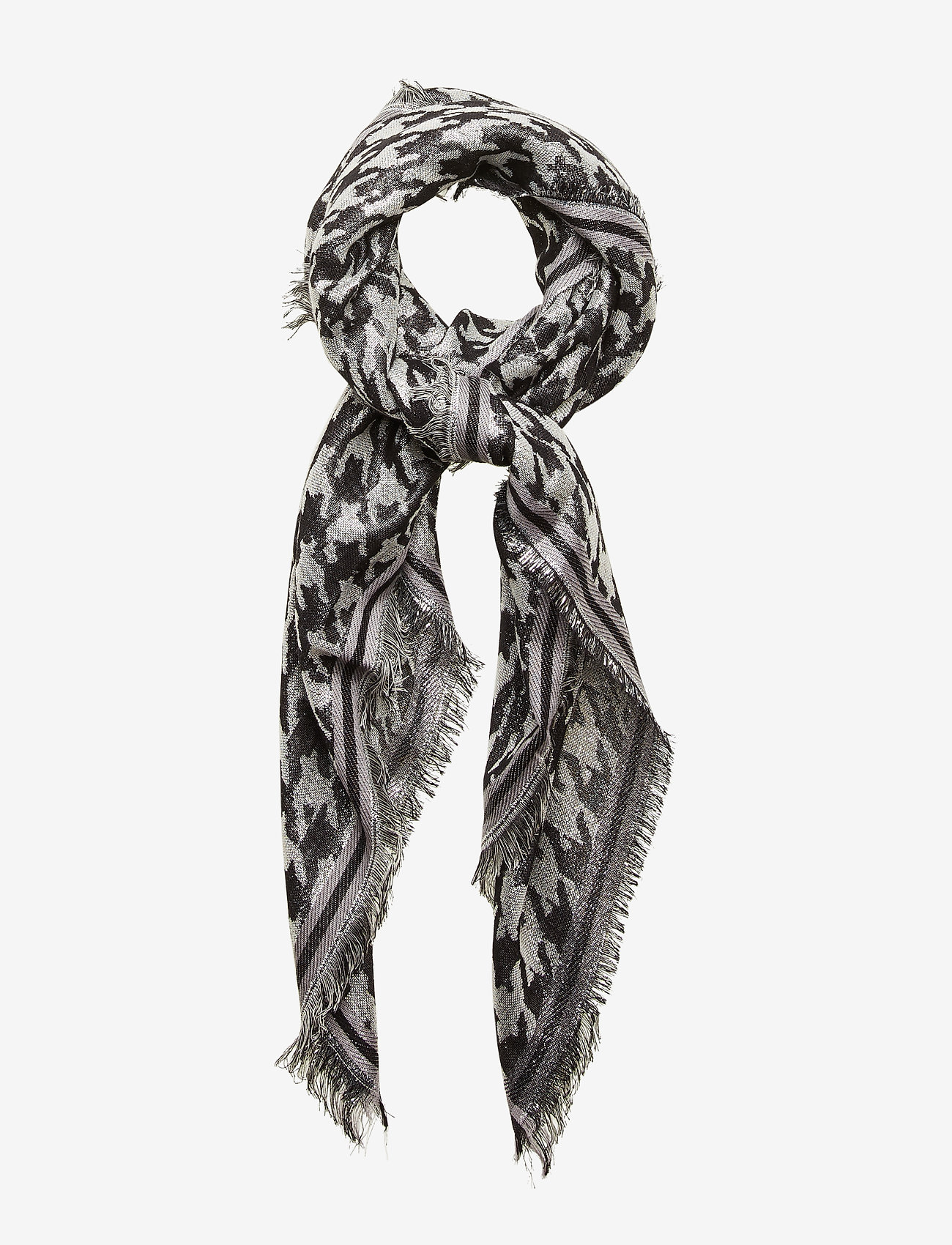 Becksöndergaard - Esther Houndstooth Scarf - black - 0