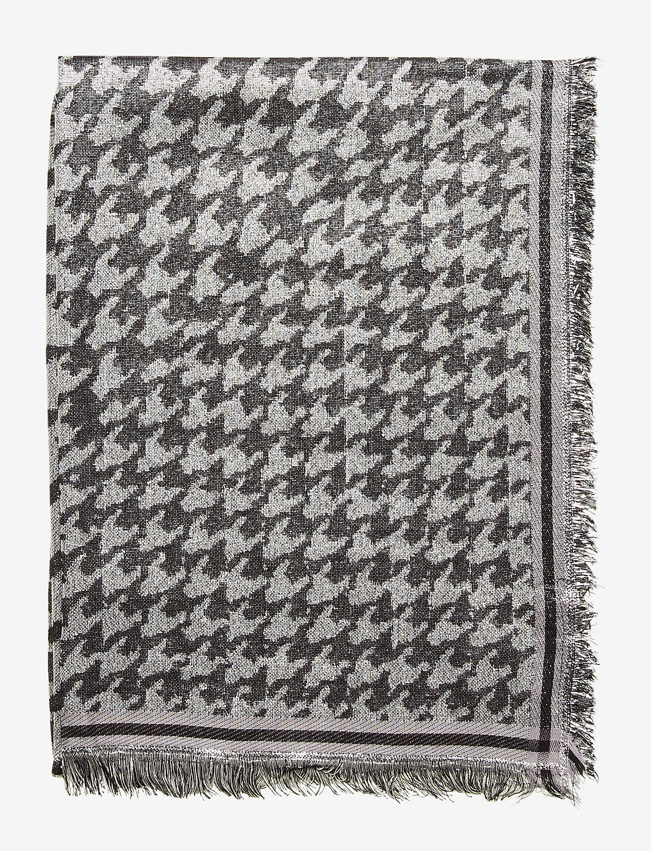 Becksöndergaard - Esther Houndstooth Scarf - black - 2