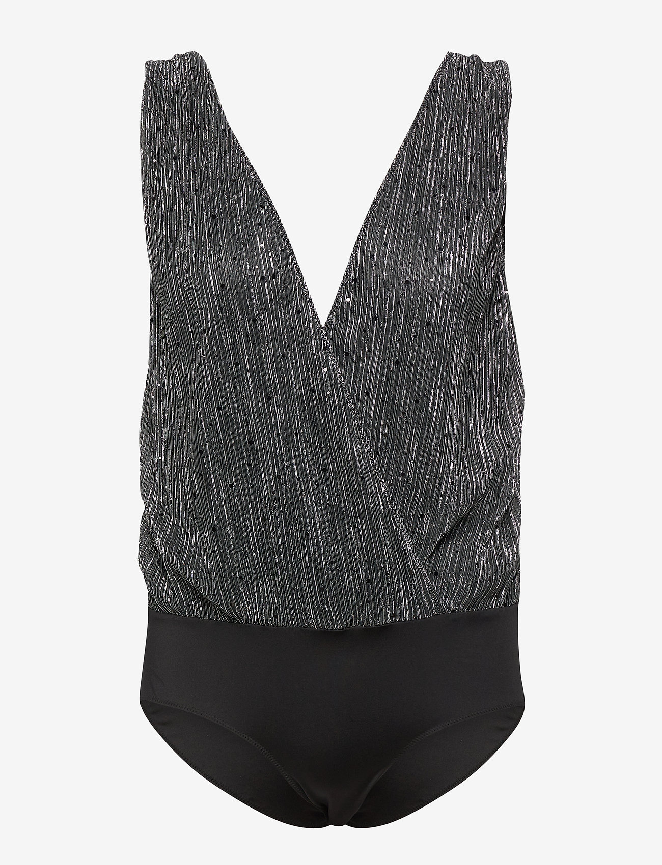 Becksöndergaard - Taby Sequins Mesh Body - black - 0