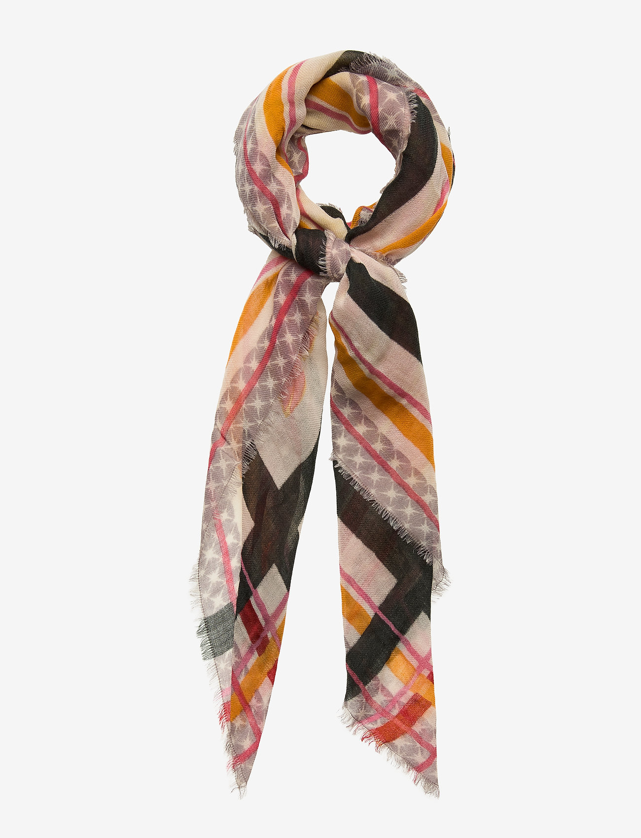 Becksöndergaard - Phoenix Wica Scarf - silver gray - 0