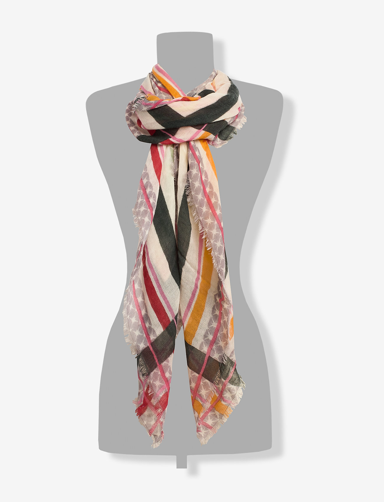 Becksöndergaard - Phoenix Wica Scarf - silver gray - 1