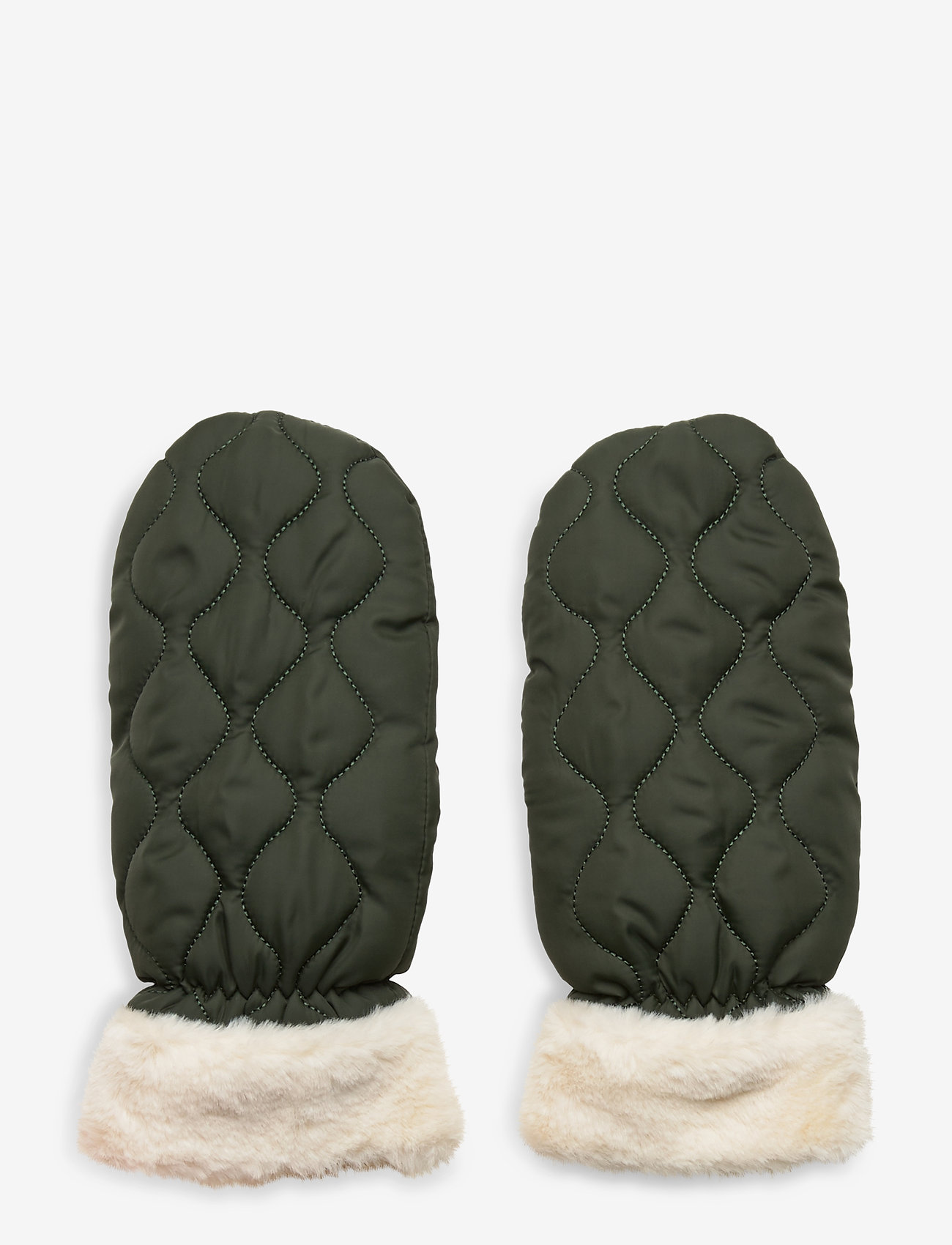 Becksöndergaard - Makara Puff Mittens - beetle - 0