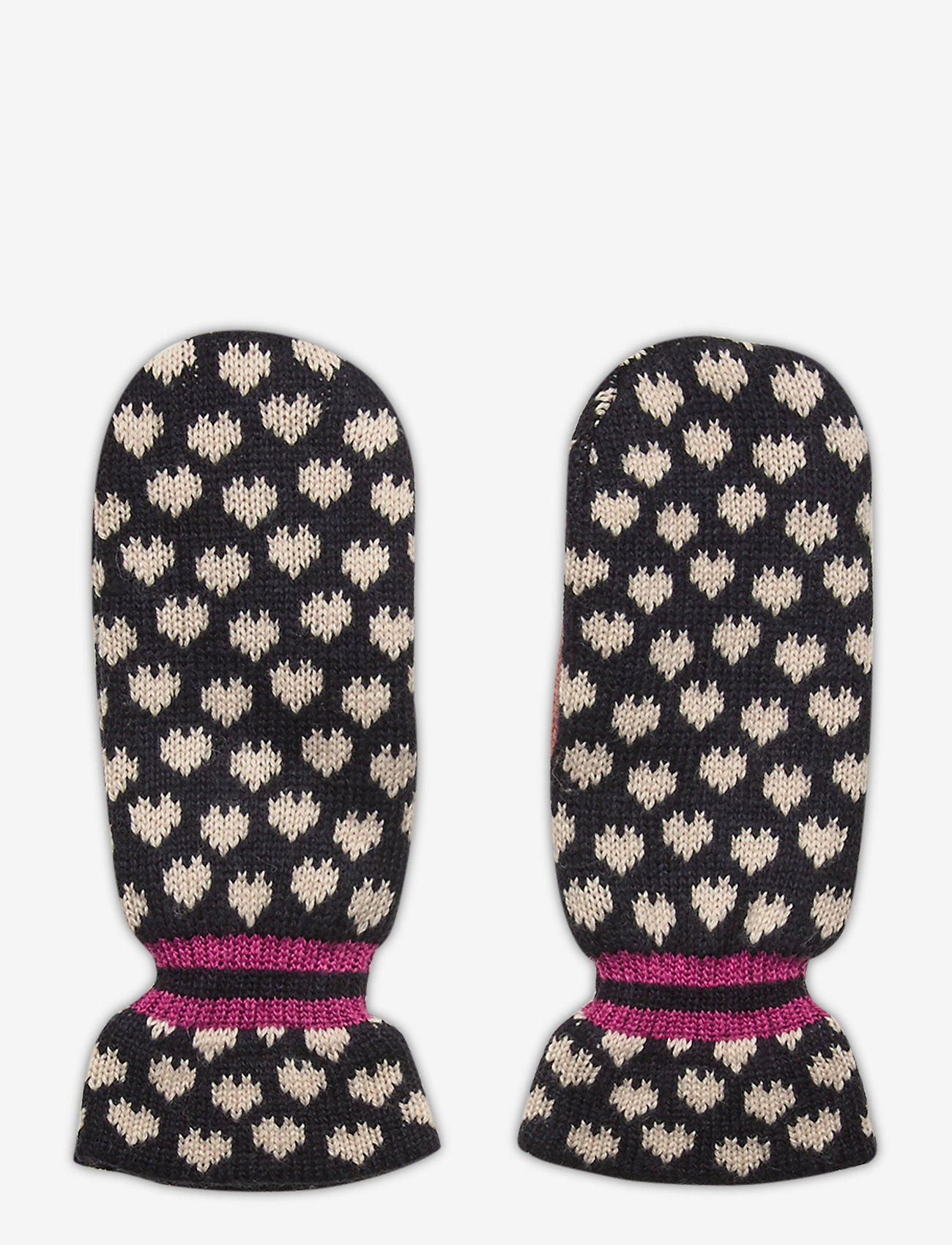 Becksöndergaard - Hearts Emerald Mittens - night sky - 0