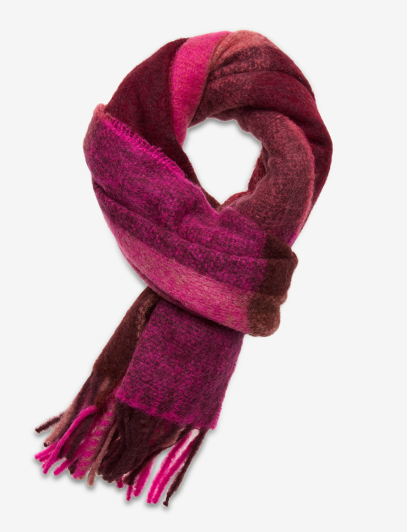 Becksöndergaard - Check Ingria Scarf - pink - 0