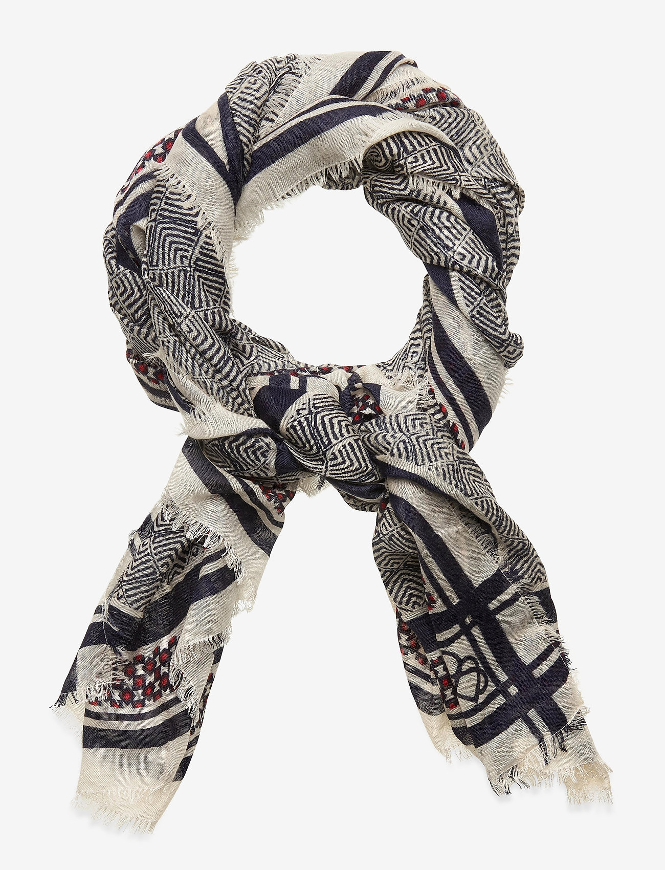 Becksöndergaard - Chevsquare Siw Scarf - blue - 0