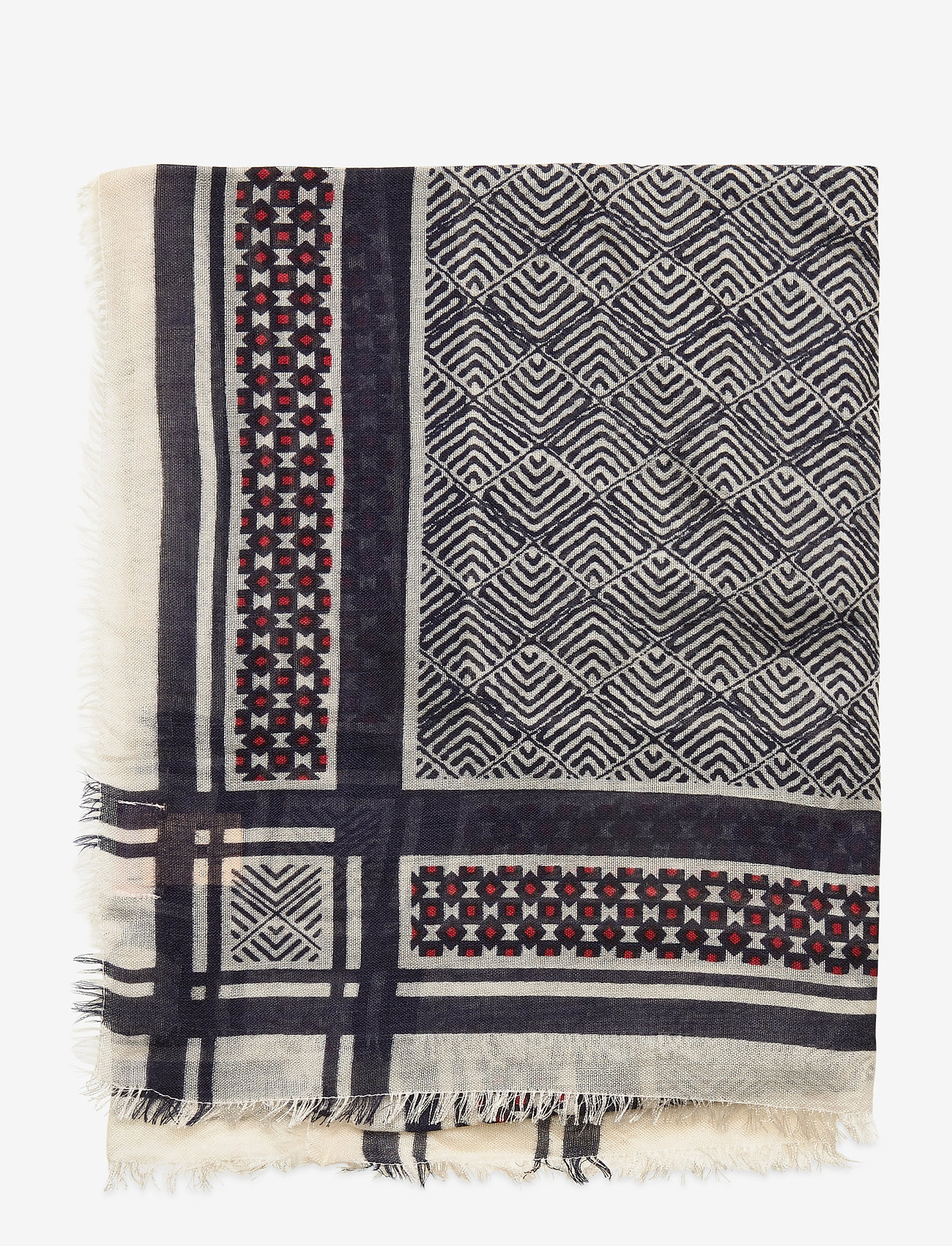 Becksöndergaard - Chevsquare Siw Scarf - blue - 1