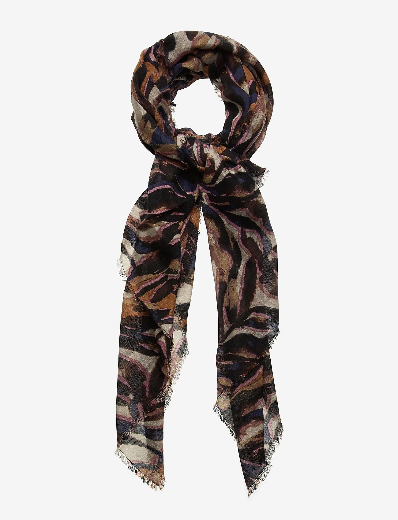 Becksöndergaard - Zetie Siw Scarf - brownish - 0